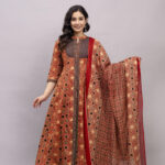 Cotton  Gown +dupptta