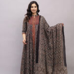 Cotton  Gown +dupptta